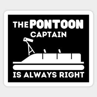 Pontoon Captain Sticker